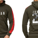 Brand Clothing Men's Fashion Tracksuit Casual Sportsuit Men Hoodies Sweatshirts Sportswear JORDAN 23 Coat+Pant Men Set