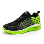 Shoes Men Running Shoes For Men Sport Shoes Black Shock Absorbing Casual Shoes Air Cushion Sneakers Flying Woven Shoes Trainers