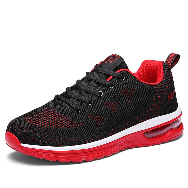 Shoes Men Running Shoes For Men Sport Shoes Black Shock Absorbing Casual Shoes Air Cushion Sneakers Flying Woven Shoes Trainers