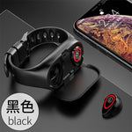 Top Brand Heart Rate Intelligent Bracelet With Bluetooth Earphone Magnetic Charging Fitness Tracker Sleeping Analysic SmartWatch