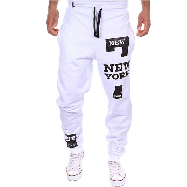 M-SXL Men's Jogger Dance Sportwear Baggy Casual Pants Trousers Sweatpants Dulcet Cool Black/White/Deep gray/Light gray