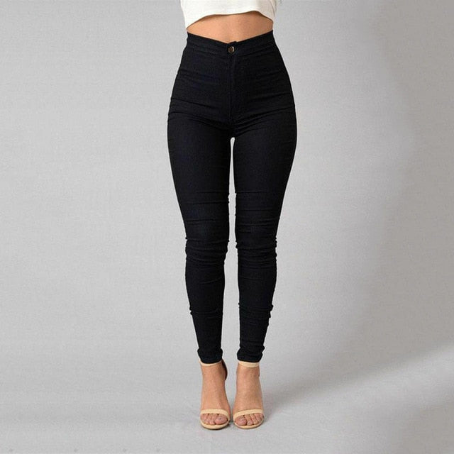 High Waist Slim Pencil Pants Women Stretch Skinny Pants Trousers Female Joggers Clothing Plus Size 3XL