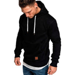 sweatshirt men 2019 NEW hoodies brand male long sleeve solid hoodie men black red big size poleron hombre