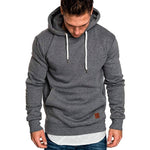 sweatshirt men 2019 NEW hoodies brand male long sleeve solid hoodie men black red big size poleron hombre