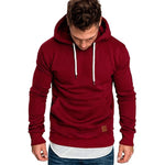 sweatshirt men 2019 NEW hoodies brand male long sleeve solid hoodie men black red big size poleron hombre