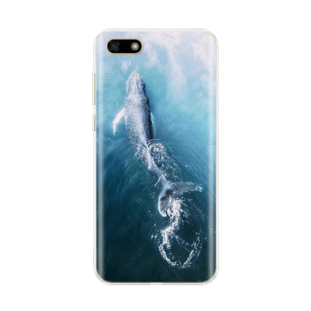 Silicone case For Huawei Honor 7A Case 5.45" inch Soft Phone Case for Huawei Honor 7 A DUA-L22 Russian Back Cover Coque bumper