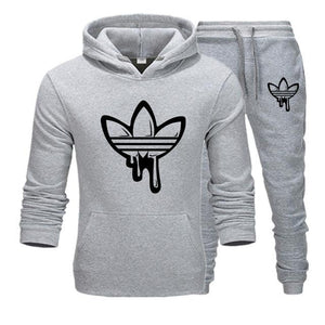 2020 New Two Pieces Set Fashion Hooded Sweatshirts Sportswear Men Tracksuit Hoodie Autumn Brand Clothes Hoodies+Pants men sets