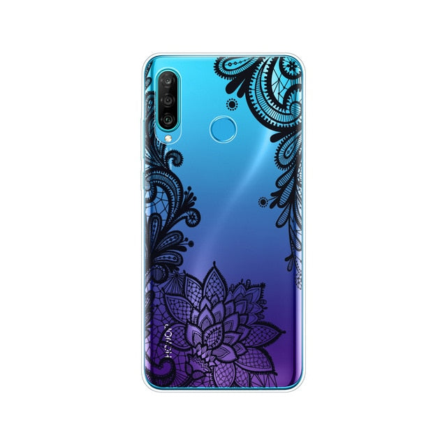 for honor 20 lite phone case on huawei honor 20 lite back cover bumper etui coque silicone tpu shockproof russian version