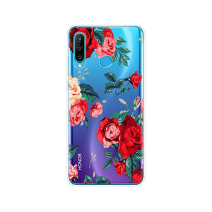 for honor 20 lite phone case on huawei honor 20 lite back cover bumper etui coque silicone tpu shockproof russian version