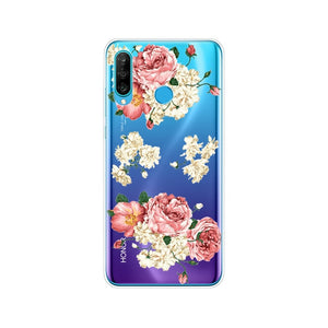 for honor 20 lite phone case on huawei honor 20 lite back cover bumper etui coque silicone tpu shockproof russian version