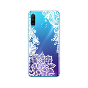 for honor 20 lite phone case on huawei honor 20 lite back cover bumper etui coque silicone tpu shockproof russian version