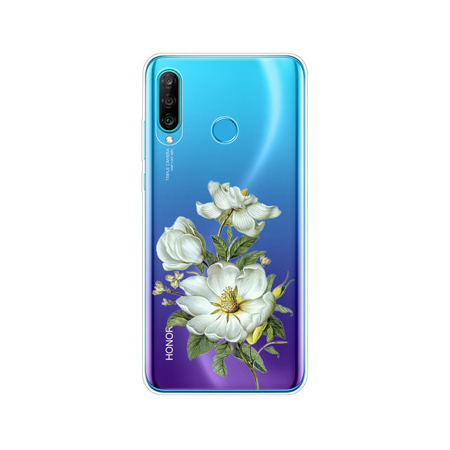 for honor 20 lite phone case on huawei honor 20 lite back cover bumper etui coque silicone tpu shockproof russian version