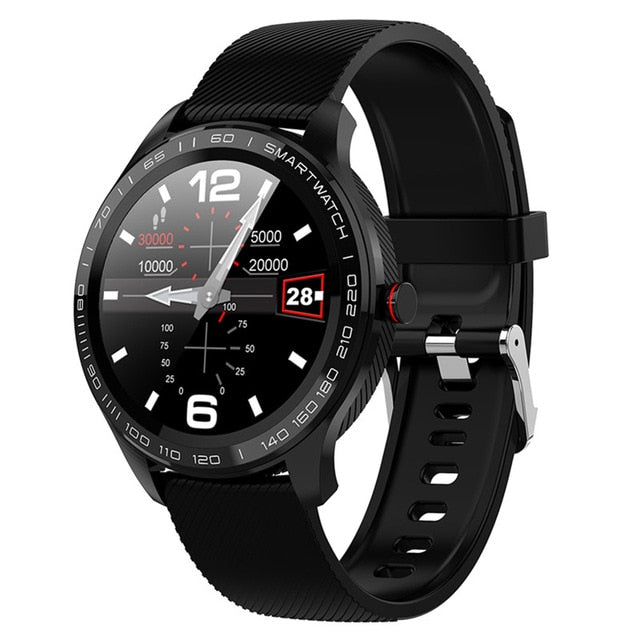 L9 Men Smart Watch ECG+PPG Heart Rate Blood Pressure Oxygen Tracker Bluetooth Watch IP68 Waterproof Business Smartwatch VS L5