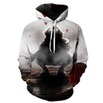 Horror Movie Chapter 2 3D Printed Hoodie Sweatshirt Men and Women Fashion Casual Fun Pullover IT Clown Print Pattern Hoodie