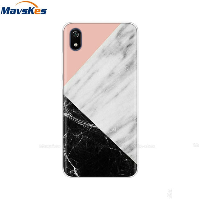 Redmi 7A Soft Silicone Phone Case For Xiaomi Redmi 7 7A Case On For Xiomi Redmi 7A Cover Cute TPU Back Cover For Redmi7A Coque