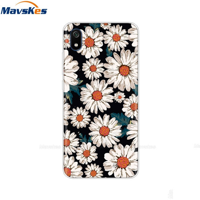 Redmi 7A Soft Silicone Phone Case For Xiaomi Redmi 7 7A Case On For Xiomi Redmi 7A Cover Cute TPU Back Cover For Redmi7A Coque