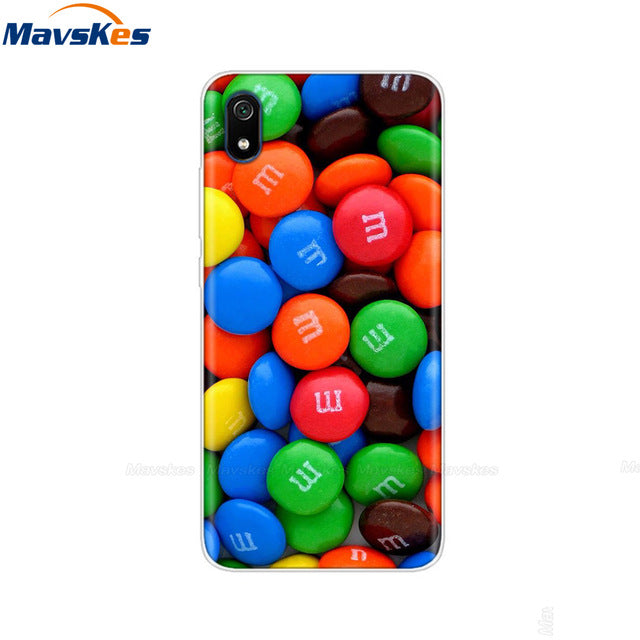 Redmi 7A Soft Silicone Phone Case For Xiaomi Redmi 7 7A Case On For Xiomi Redmi 7A Cover Cute TPU Back Cover For Redmi7A Coque