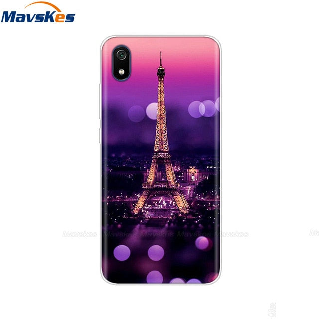 Redmi 7A Soft Silicone Phone Case For Xiaomi Redmi 7 7A Case On For Xiomi Redmi 7A Cover Cute TPU Back Cover For Redmi7A Coque