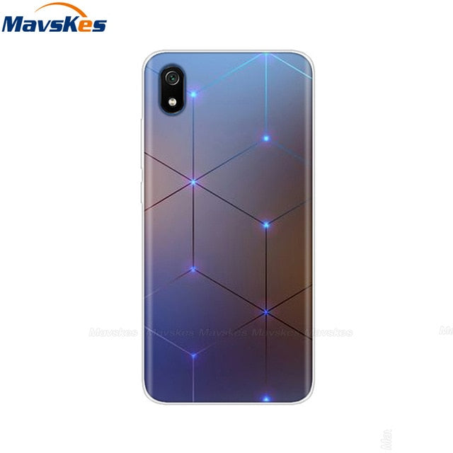 Redmi 7A Soft Silicone Phone Case For Xiaomi Redmi 7 7A Case On For Xiomi Redmi 7A Cover Cute TPU Back Cover For Redmi7A Coque