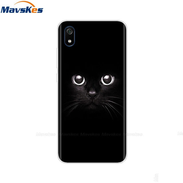 Redmi 7A Soft Silicone Phone Case For Xiaomi Redmi 7 7A Case On For Xiomi Redmi 7A Cover Cute TPU Back Cover For Redmi7A Coque