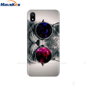 Redmi 7A Soft Silicone Phone Case For Xiaomi Redmi 7 7A Case On For Xiomi Redmi 7A Cover Cute TPU Back Cover For Redmi7A Coque