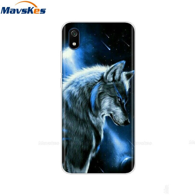 Redmi 7A Soft Silicone Phone Case For Xiaomi Redmi 7 7A Case On For Xiomi Redmi 7A Cover Cute TPU Back Cover For Redmi7A Coque