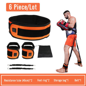 Professional Fighting Training Belt Men Women Resistance Belt Rope Fitness Exercise Elastic Bands Gym Workout Boxing Equipment