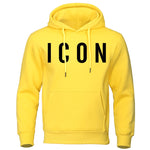 Icon Print Mens Hoodies 2019 Autumn Winter Sweatshirt Hot Sale Fashion Hoodie Casual hip hop Sweatshirt Autumn New Men Tracksuit