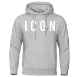 Icon Print Mens Hoodies 2019 Autumn Winter Sweatshirt Hot Sale Fashion Hoodie Casual hip hop Sweatshirt Autumn New Men Tracksuit