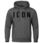 Icon Print Mens Hoodies 2019 Autumn Winter Sweatshirt Hot Sale Fashion Hoodie Casual hip hop Sweatshirt Autumn New Men Tracksuit