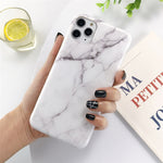 Moskado Marble Stone Texture Phone Case For iPhone 11 Pro Max X XR XS 7 8 6 6s Plus Colorful Soft IMD Silicone Back Cover Capa