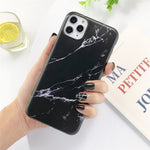 Moskado Marble Stone Texture Phone Case For iPhone 11 Pro Max X XR XS 7 8 6 6s Plus Colorful Soft IMD Silicone Back Cover Capa