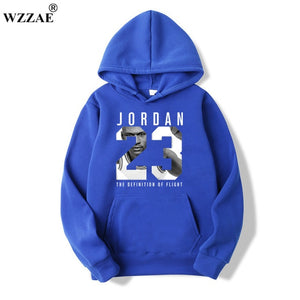 WZZAE 2019 Brand  New Fashion JORDA 23 Men Sportswear Print Men Hoodies Pullover Hip Hop Mens tracksuit Sweatshirts Clothing