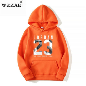 WZZAE 2019 Brand  New Fashion JORDA 23 Men Sportswear Print Men Hoodies Pullover Hip Hop Mens tracksuit Sweatshirts Clothing