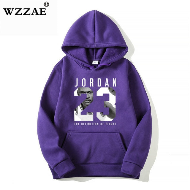 WZZAE 2019 Brand  New Fashion JORDA 23 Men Sportswear Print Men Hoodies Pullover Hip Hop Mens tracksuit Sweatshirts Clothing