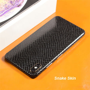 3D Camo Crocodile Snake Skin Film Wrap Skin Phone Back Paste Sticker For iPhone SE 2020 11 Pro XS MAX XR X 8 7 6 6S Plus Sticker