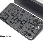 3D Camo Crocodile Snake Skin Film Wrap Skin Phone Back Paste Sticker For iPhone SE 2020 11 Pro XS MAX XR X 8 7 6 6S Plus Sticker