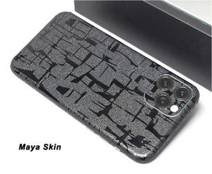 3D Camo Crocodile Snake Skin Film Wrap Skin Phone Back Paste Sticker For iPhone SE 2020 11 Pro XS MAX XR X 8 7 6 6S Plus Sticker