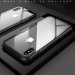 Tempered Glass Case Plus High Quality Clear Soft Silicone Glass Cover For iPhone 11 Pro X XR XS Max