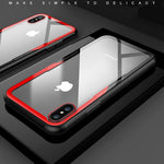 Tempered Glass Case Plus High Quality Clear Soft Silicone Glass Cover For iPhone 11 Pro X XR XS Max