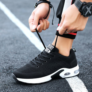 Fashion Men Casual Shoes Top Brand Sneakers Men Lightweight Lace-up Walking Sneakers Air Cushion Trainer Male Footwear Plus Size