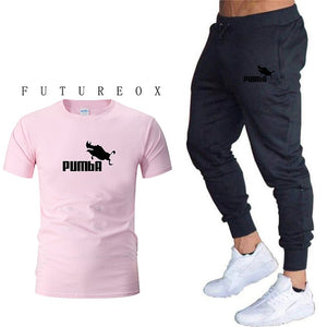 Men's short sleeve + trousers sports casual suit fashion brand 2020 new jogging running clothes clothes sports jogging training