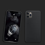 Black Cell Phone Case for iPhone 11 pro XS MAX 8 7 6 6S Plus X 5S SE 2020 XR case