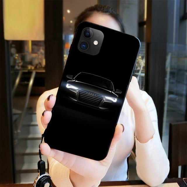 Black Cell Phone Case for iPhone 11 pro XS MAX 8 7 6 6S Plus X 5S SE 2020 XR case