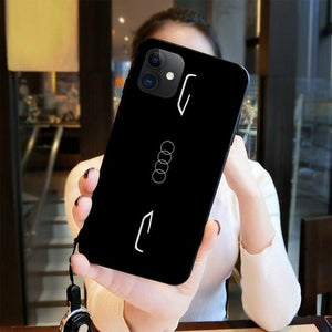 Black Cell Phone Case for iPhone 11 pro XS MAX 8 7 6 6S Plus X 5S SE 2020 XR case