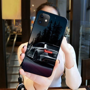 Black Cell Phone Case for iPhone 11 pro XS MAX 8 7 6 6S Plus X 5S SE 2020 XR case