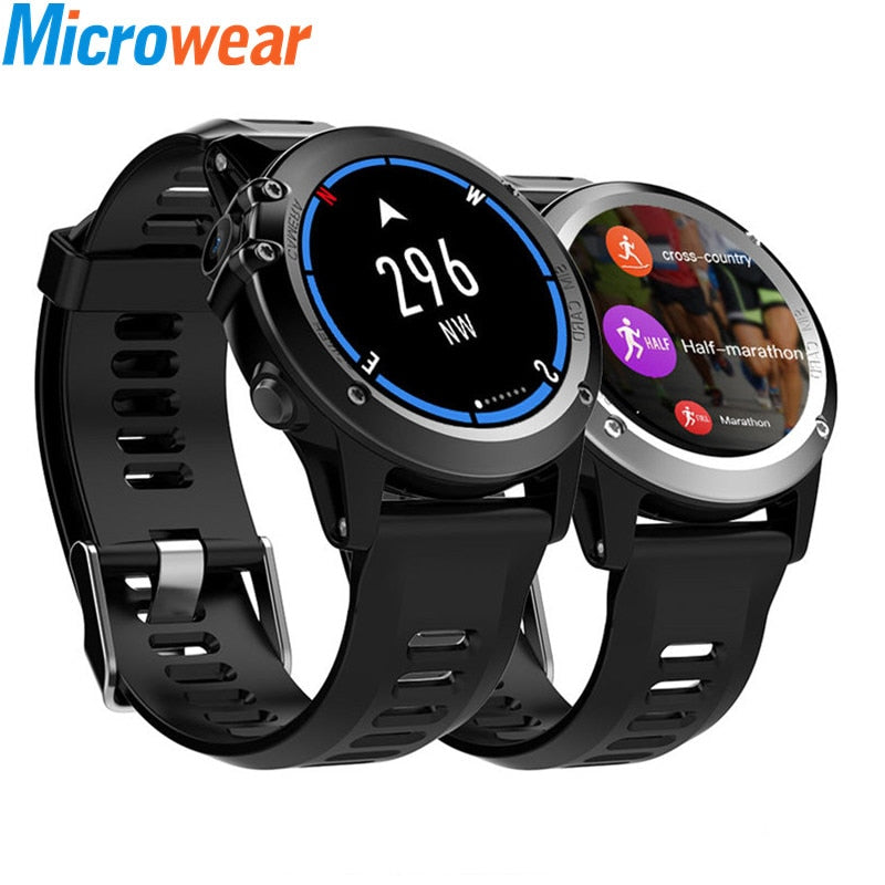 Microwear H1 Smart watch waterproof 1.39inch mtk6572 SmartWatch for android iPhone support 3G wifi GPS SIM GSM WCDMA