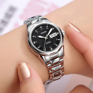 GUANQIN Women's watches luxury diamond automatic winder  mechanical watches ladies watch sapphire glass luminous watch for women