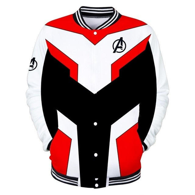 Hoodie Cosplay Avengers Endgame Quantum Realm Sweatshirt Jacket Advanced Tech Costumes Avengers End Game Hood Superhero Hoodies