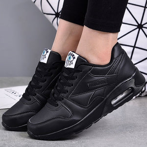 MWY Winter Fashion Women Casual Shoes Leather Platform Shoes Women Sneakers Ladies White Trainers Light Weight Chaussure Femme